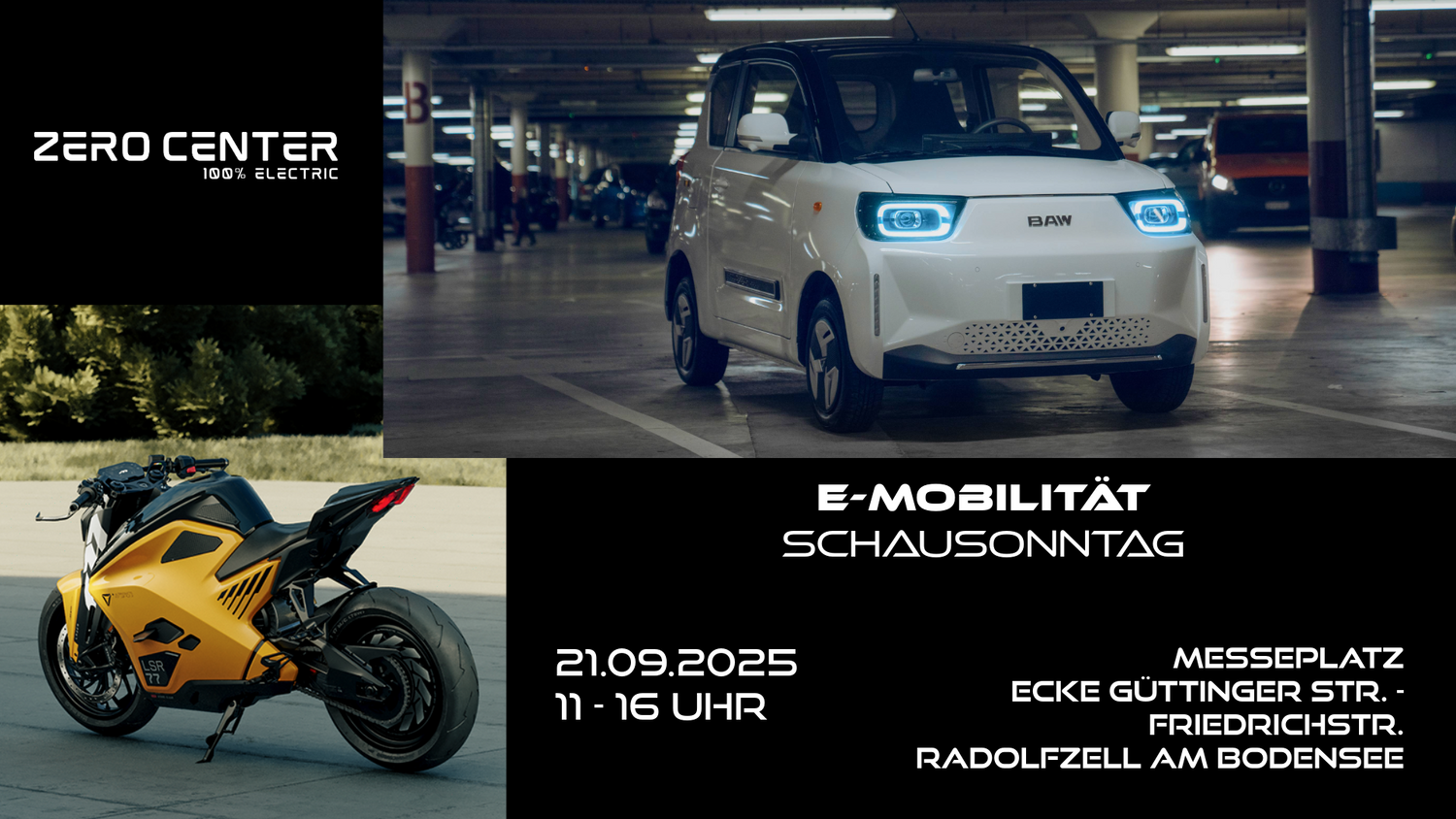 Schausonntag in Radolfzell am Bodensee – Elektromobilität live erleben