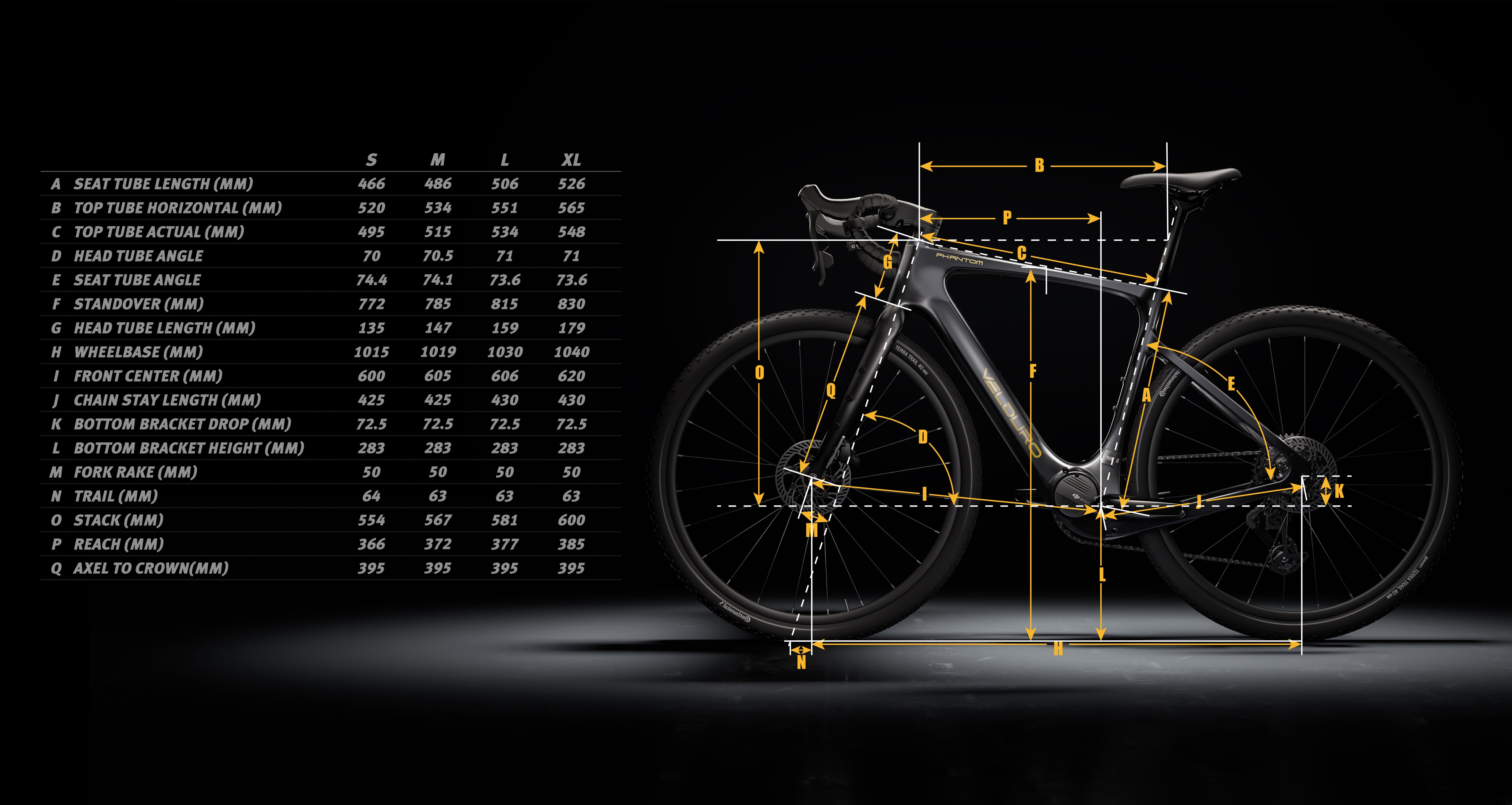 Velduro Phantom (Gravel) - Frameset | powered by DJI