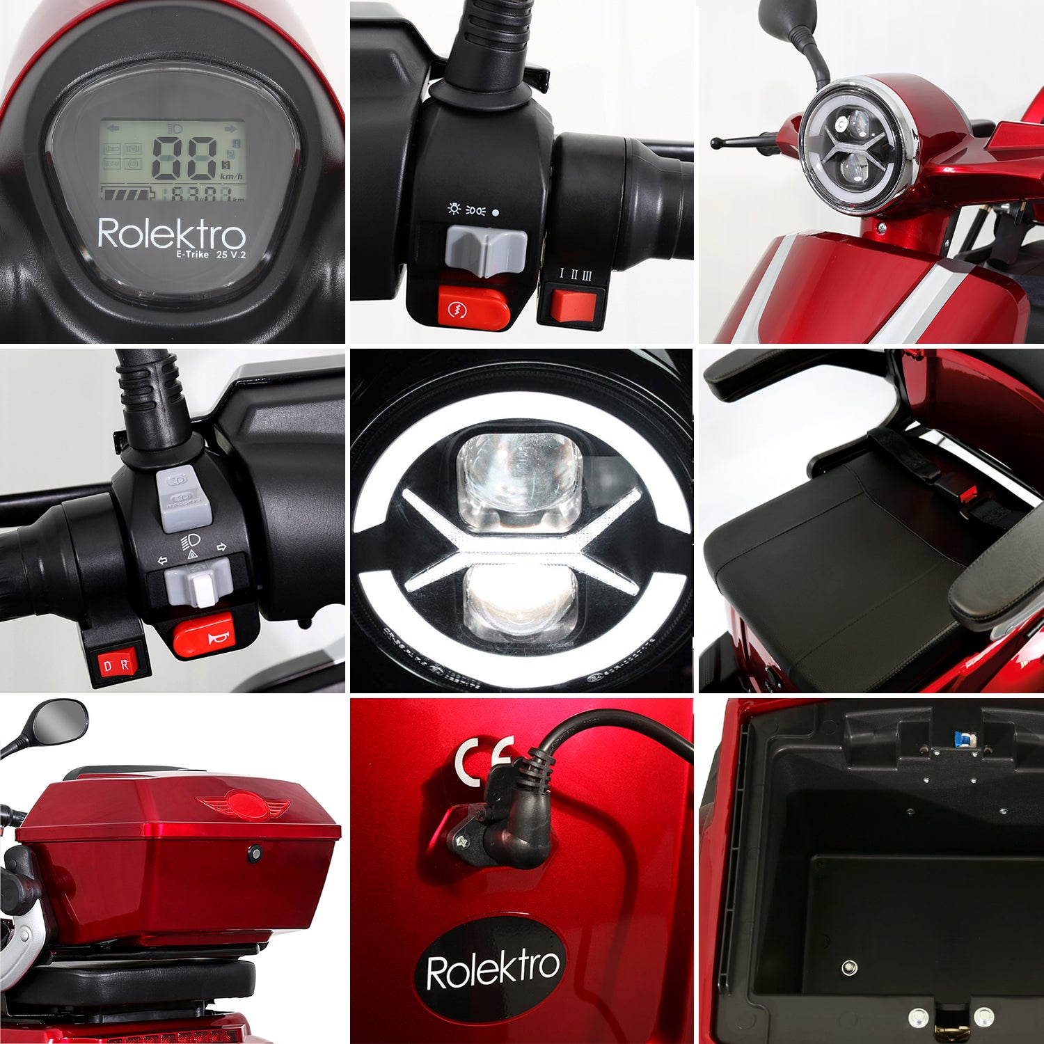 Rolektro E-Trike 25 V.2 | Blei-Gel