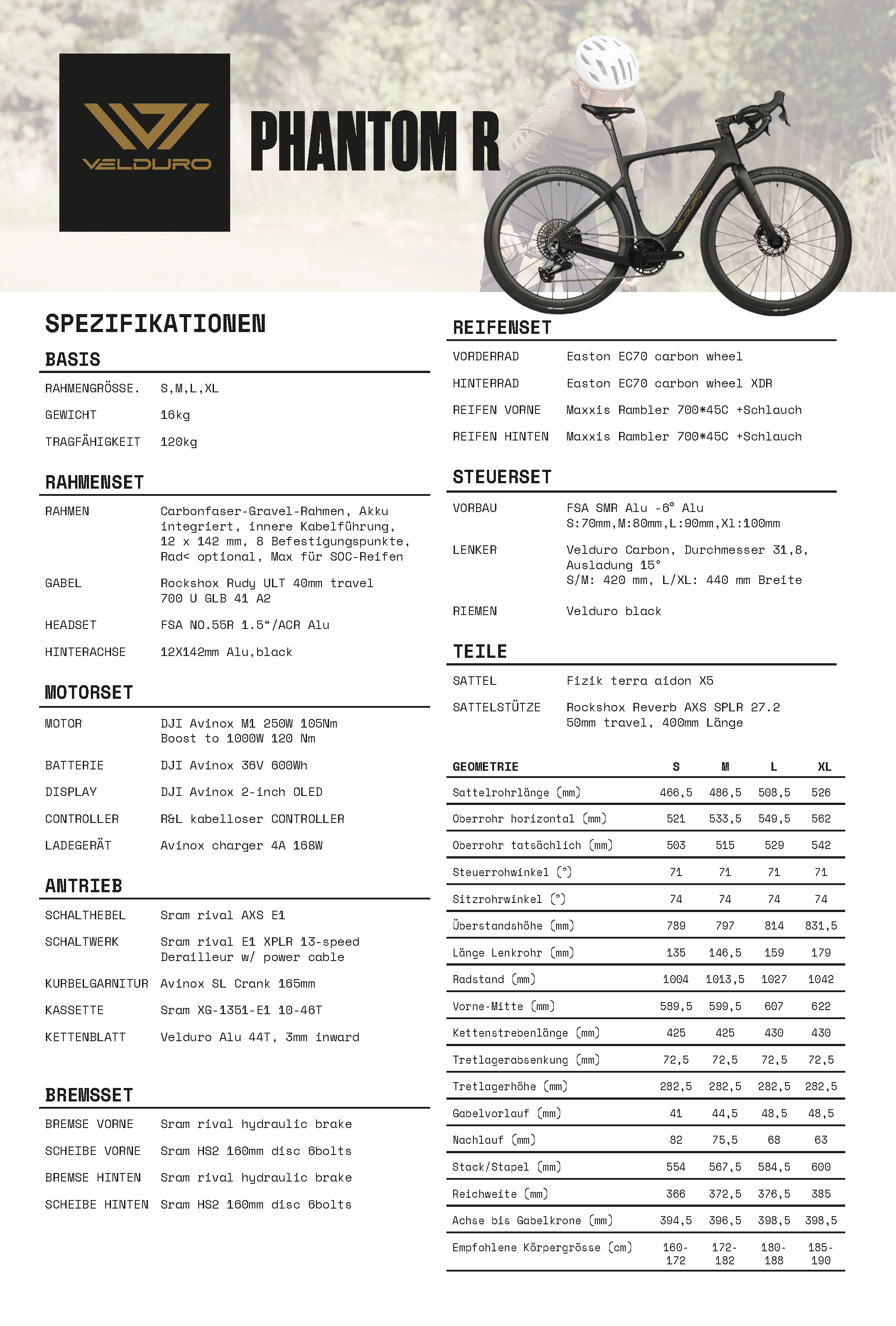 Velduro Phantom R - E-Gravel | powered by DJI