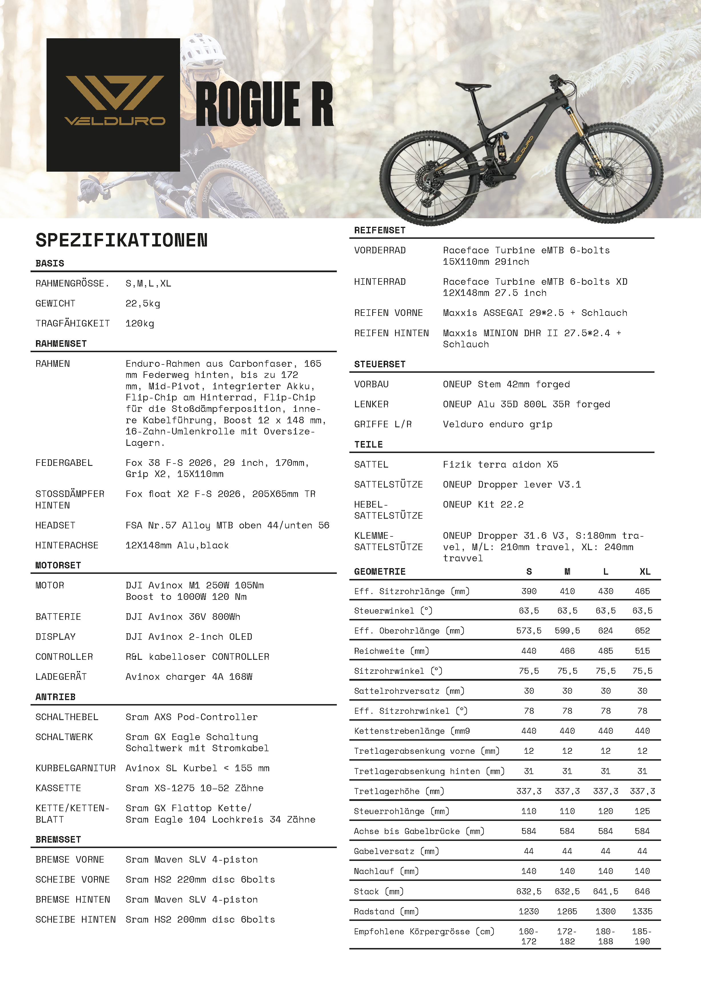 Velduro Rouge R - E-MTB | powered by DJI