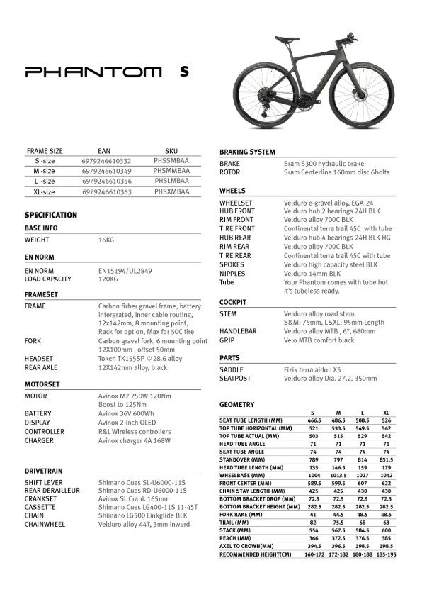 Velduro Phantom S - Flat Bar E-Gravel | powered by DJI