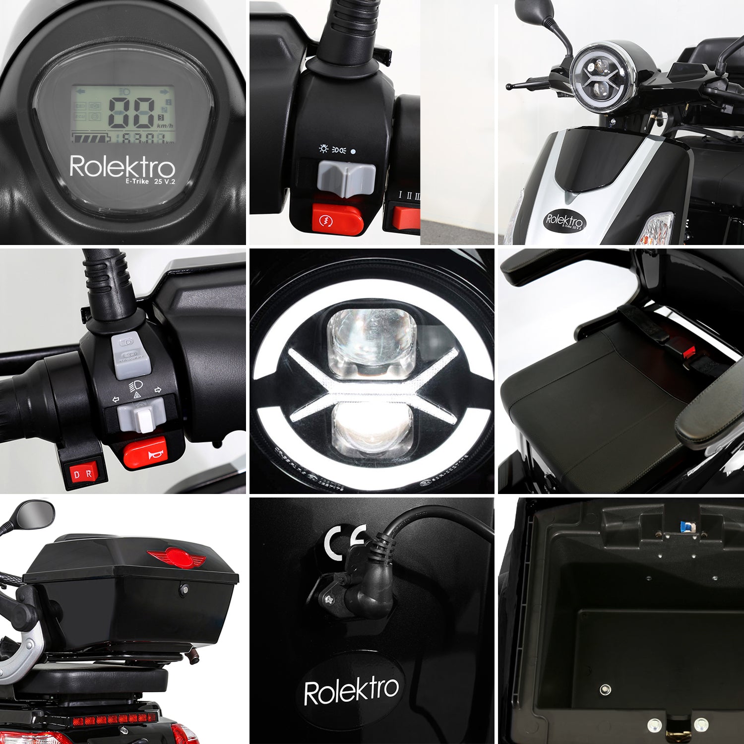 Rolektro E-Trike 25 V.2 | Blei-Gel