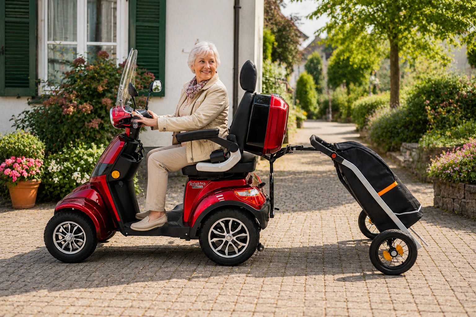 Rolektro | Einkaufstrolley mit Adapter
